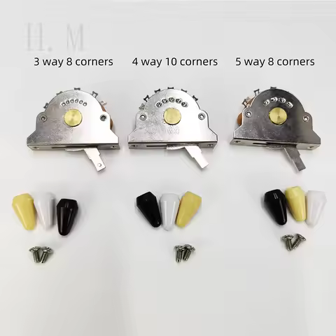 3 way 4 way 5 Way Electric Guitar Switch Metal Plastic 1pcs Tips Switch with Screws Electric Guitar