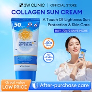 3W Clinic Sunscreen Collagen Sunblock Moisturizing For Sensitive Skin SPF50+ PA+++ 70ml UV Protectio