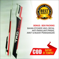 Sticker striping mobil TRD Sportivo hitam putih biru list body mobil avanza xenia inova sigra calya