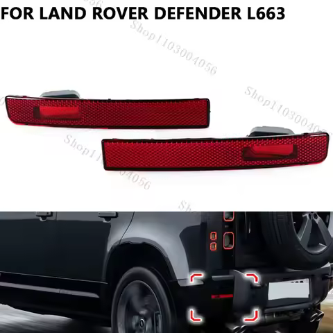 Car Rear Bumper Turn Signal Fog Lamp Stop Brake Light Accessories For Land Rover Defender 90 110 130