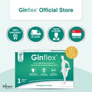 Ginflex® 30s Natural, 100% Plant-based Supplement that Relieves Pain & Inflammation in 5-7 days