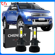สำหรับ Ford Ranger T6 2012-2015 (ไฟหน้าไฟหน้ารถยนต์)-V1 LED ไฟหน้าหลอดไฟชุดแปลง 6000K 9-32V สีขาว 2P