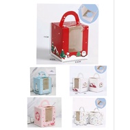 cupcake boxes with handle and free cake holder for single cake, birthday, wedding , baby shower, Christmas , gift box