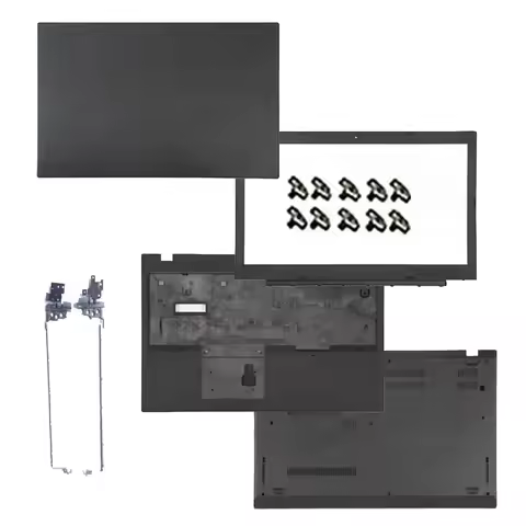 New For Thinkpad L580 L590 Laptop LCD Back Cover Front Bezel Hinges Palmrest Bottom Case Hinge L580 