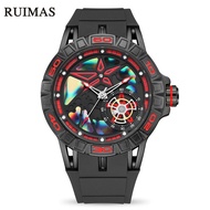 Hot seller Remax Genuine New Mens Watch Fashionable Waterproof Luminous Watch Mens Silicone Band Ful