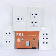 FSL Duplex Universal Outlet & Universal Outlet Set