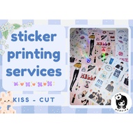 Sticker Printing Service (Kiss-Cut)