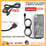 Lenovo 100W 45W 65W 20V 5A 3.25A 2.25A Type C Charger USB C Adapter Power Supply Fast Charging 1.8m