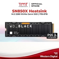 TMT Western Digital WD SN850X M.2 2280 PCIe NVMe Gen4 SSD With/Without Heatsink (1TB/2TB/4TB) PS5 Co