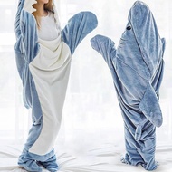 Gudina Shark Blanket Hoodie Onesie, Shark Onesie Adult, Sharks Sleeping Bag for Kids