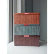 TISSUE HOLDER / RATTAN MOTIF TISSUE BOX / RECTANGLE TISSUE HOLDER / TISSUE BOX