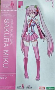 壽屋 Kotobukiya frame Music Girl 櫻初音未來 Sakura Miku