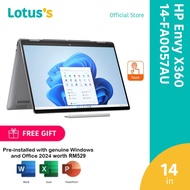 HP Envy X360 14-FA0057AU WUXGA Touch 2-In-1 Laptop Meteor Silver (R5-8640HS,16GB,512GB,14",W11,H&S+M