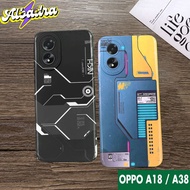 Softcase OPPO A18 - A38 Animation 4 - Softcase Pro Camera - Casing Hp - Case - Condom Hp - Latest Ca
