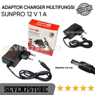 Sunpro 12V 1A Multifunction Charger Adapter Power