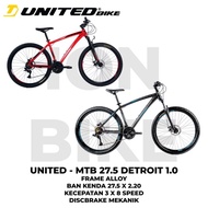 TERBAIK Sepeda MTB 27.5 United Detroit 1.0 Sepeda Gunung Dewasa 8