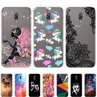 Samsung Galaxy J7 Plus Case Silicone Soft TPU Cartoon Paint Phone Case Back Cover Samsung J7 Plus J7Plus J7+ 2018 Casing