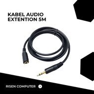 AUDIO Extension 5M Aux Cable 3.5 Extension Length 5 Meters