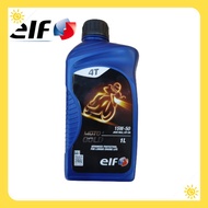 MS69 ELF MOTO 4T GOLD 15W50 MOTORCYCLE ENGINE OIL (1L) 100% ORINGINAL Y15ZR/135LC/RS150/RSX150/MT09/