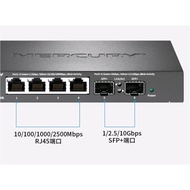 Mercury SE106 Pro Switch network Switch (2 SFP+ 10G ports, 4 2.5G RJ45 Ethernet ports )