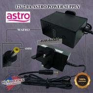 ORIGINAL 12V 2.0A ASTRO POWER SUPPLY ADAPTOR WAF013