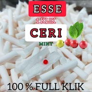 50g Busa filter klik Ceri mint ukuran ESSE