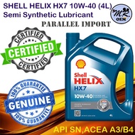 MR OEM SHELL HELIX HX7 10W-40 (4L) Semi Synthetic Lubricant Engine Oil