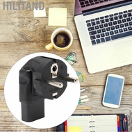 Hilitand IEC320 Power Plug Adapter  Reinforced and Play 90 Degree Standard EU 4.8mm To C13 Converter