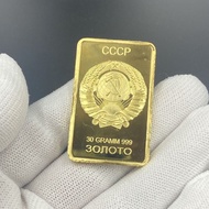 Russia Map Gold Nugget Russia CCCP Commemorative Gold Coin Commemorative Coin Coin