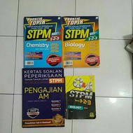 STPM form 6 used book for sem1,2,3 (chemistry past year, biology