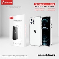 Samsung A12 - Copper Acrylic Bening / Clear Case Casing