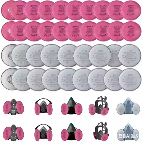 2135/2138 P3 R Particulate Filter with nuisance level for 3m 6800 7502 6200 Series Respirator Dust M