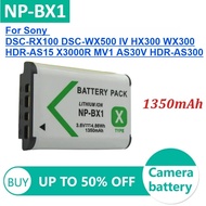 1350mAh NP-BX1 Rechargeable Camera Batteries for Sony DSC-RX100 DSC-WX500 IV HX300 WX300 HDR-AS15 X3