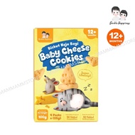 Double Happiness Biskut Keju Bayi (4x25g) 100g untuk 12 Bulan+ | Double Happiness Baby Cheese Cookie