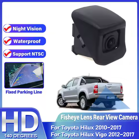 Rear View Camera For Toyota Hilux Vigo 2012~2017 Hilux 2010~2017 HD CCD Backup Parking Reverse Hole 