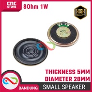Small Speaker Thickness 5mm 8Ohm 1W Diameter 28mm