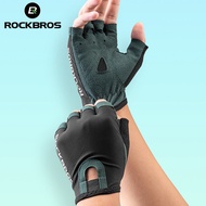 ROCKBROS Cycling Men's s Breathable Shockproof Cycling s Summer Fingerless s MTB Mountain Bicycle s Sports