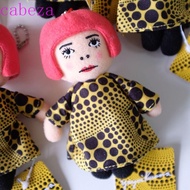 CABEZA YAYOI KUSAMA key chain, Portable Wave point element Humanoid Polka Dot Keychain, Cultural sym