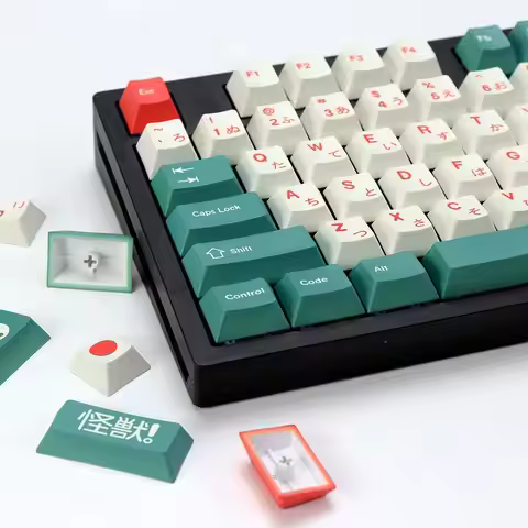 143 Keys GMK Kaiju Keycaps Cherry Profile PBT 5-side Dye Sublimation GMK Clone Keycap For MX Mechani