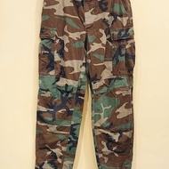美軍公發BDU 抗撕裂迷彩野戰軍用長褲E款 美國製 老品完整乾淨