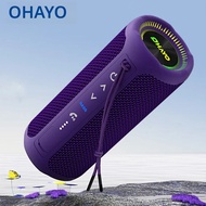 Ohayo X10 Max 35W ลําโพงบลูทูธแบบพกพากลางแจ้ง IP7 กันน้ําไร้สาย Sound Box Bass Boost BT5.3 RGB ไฟ TW