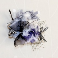 手工編織大腸圈 拼接 蕾絲髮圈 大腸髮圈 毛線髮圈 髮束 頭飾