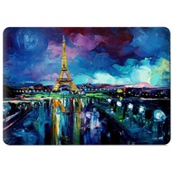(USED - For Macbook 16 inch) KECC Macbook Case | Oil Painting Collection - Night View of Eiffel Towe