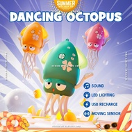 Funny Dancing Octopus Jellyfish With Light And Sound Dance Robot Decoration Toy
