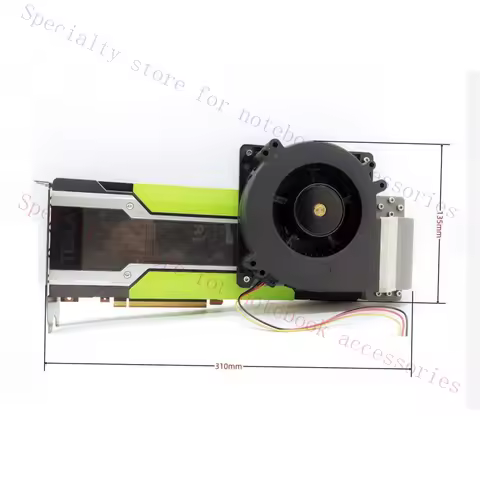 A+ for Nvidia Tesla P40 GPU 24GB GDDR5 PCIE Accelerator Card with Cooling Fan