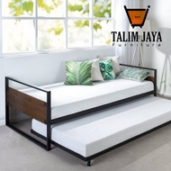 Sofa bed - ranjang besiranjang sorong besi - ranjang minimalis Diskon