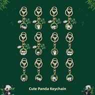 Cute Panda Keychain Creative Chengdu Souvenir Travel Pendant Handmade Student Small Gift Metal Mater