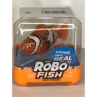 Zuru Robo Alive ROBO FISH Color Change Water Activated NEMO Orange Toy Fish