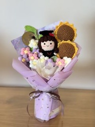 畢業織布花束  幼稚園畢業 小學畢業 畢業花束