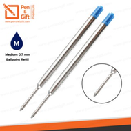 2 ชิ้น ไส้ปากกาลูกลื่น G2 แบบปากกา Parker ชนิดไส้ปากกาอ้วน ท้ายแฉก หัว 0.7 มม.
